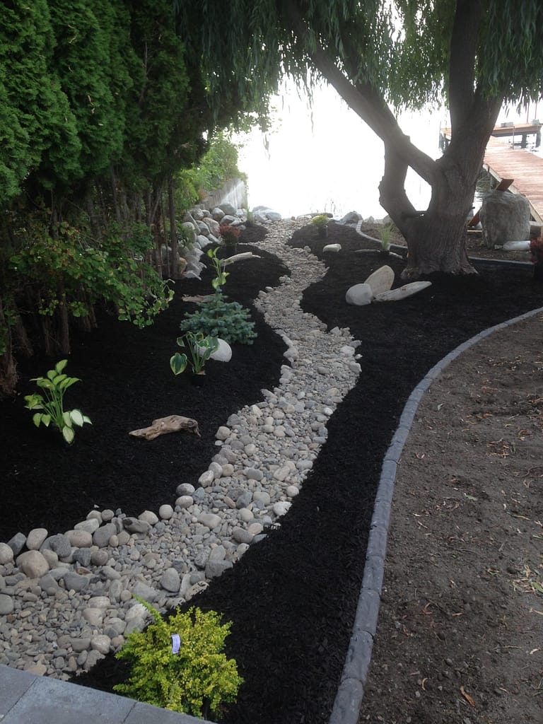dry creek bed landscaping