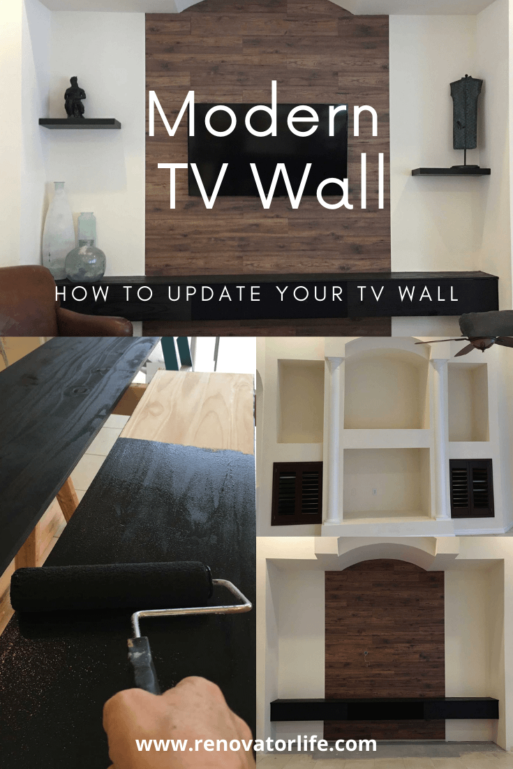 Modern tv wall