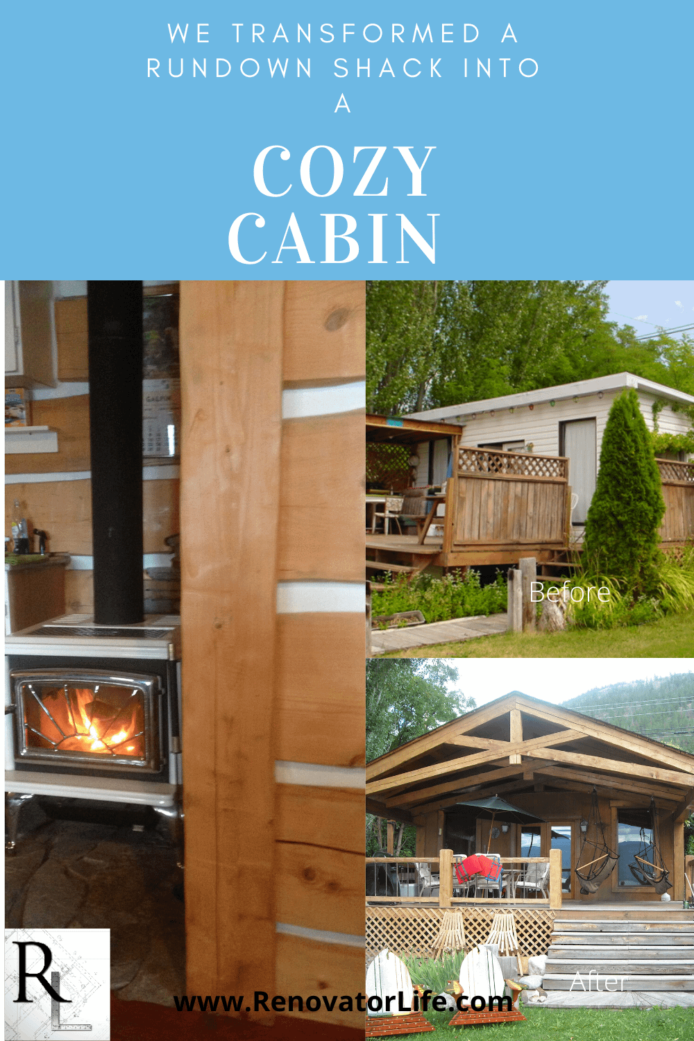 We transformed a shack into a cute cabin