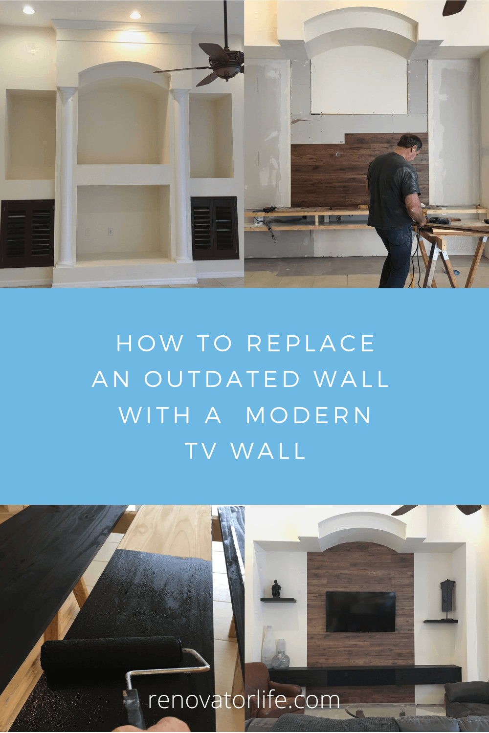 how to replace an outdated wall