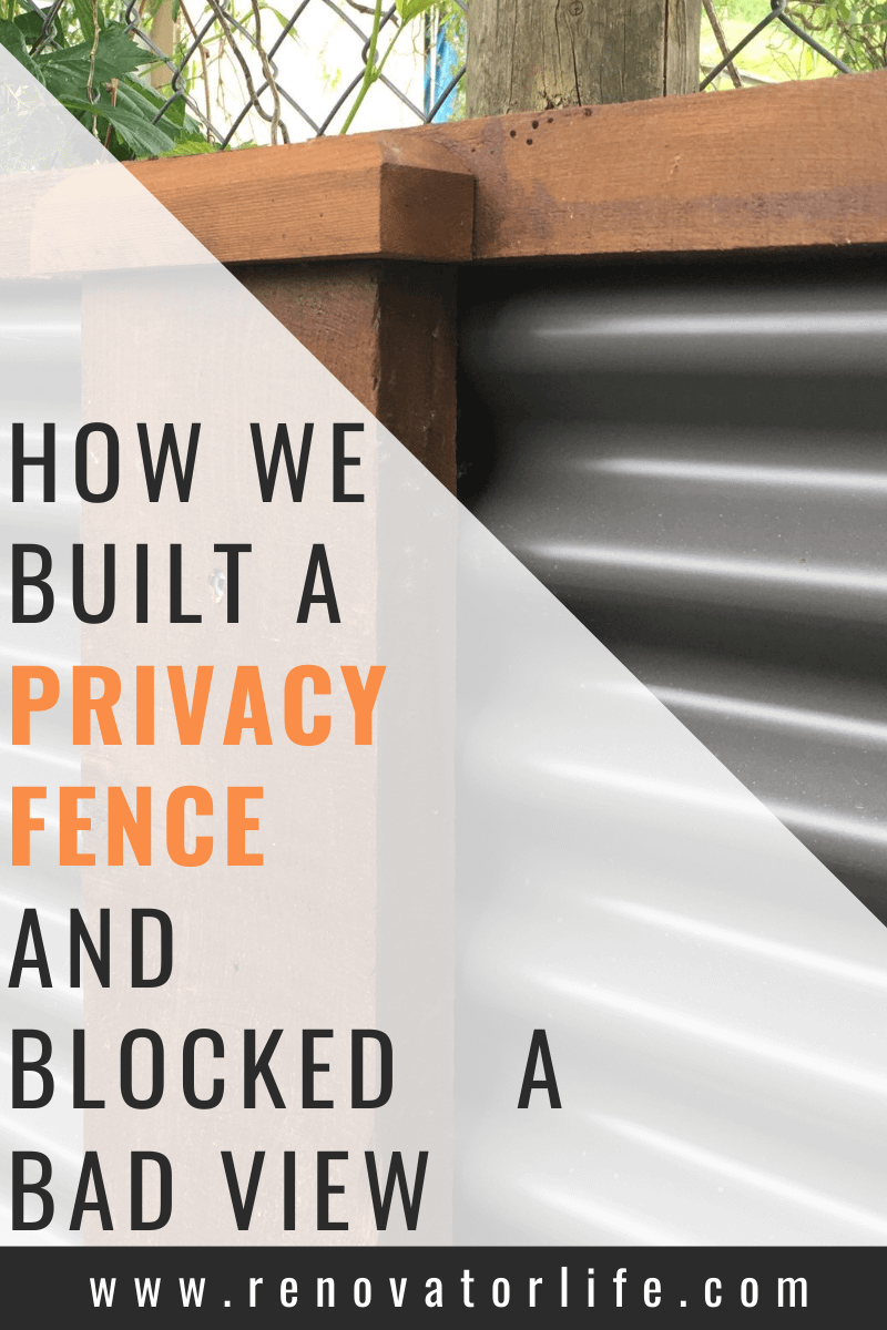 how we built a privacy fence