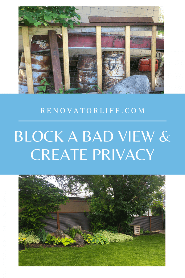 Block a Bad View & Create Privacy